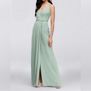 David’s bridal dusty sage dress